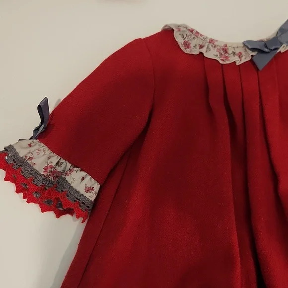 Dolce Petit Baby Dress with Matching Hat - Picture 2 of 7